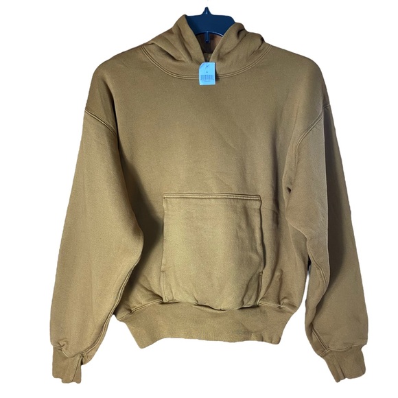 Yzy x Gap Double Layer Perfect Hoodie Brown Men's Size Medium 701377 NWT